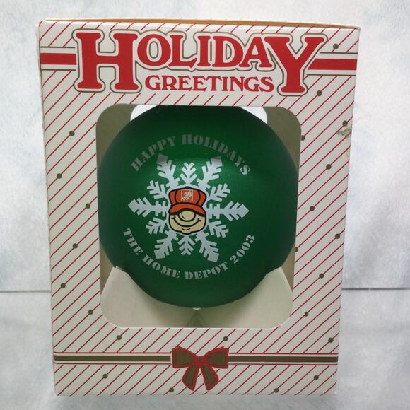 The Home Depot Collectable Christmas Ornaments lot of 7 - Picture 4 of 16